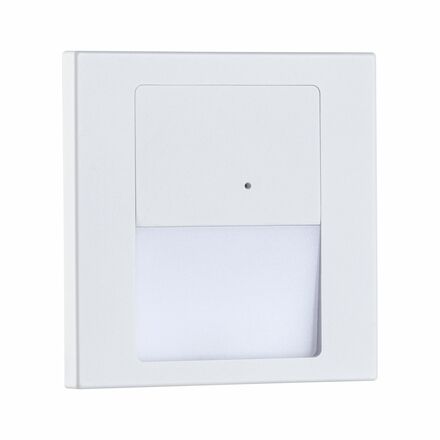 PAULMANN LED vestavné svítidlo do zdi Tsaro hranaté 80x36mm PIR 1W 230V 2700K bílá mat