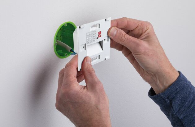 PAULMANN LED vestavné svítidlo do zdi Tsaro hranaté 80x36mm PIR 1W 230V 2700K černá mat