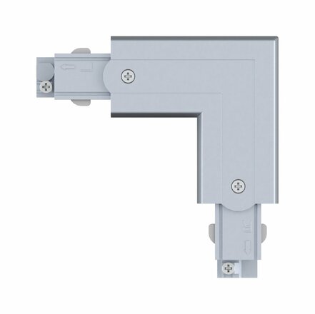 PAULMANN ProRail3 spojka L vnitřní 101x101mm max. 3.680W stříbrná