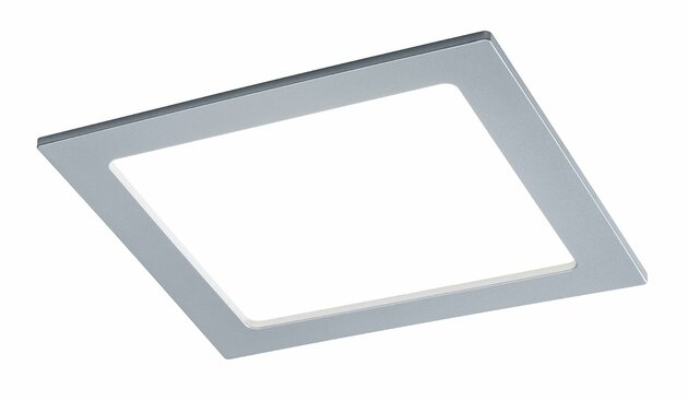 Paulmann Vestavný panel LED hranaté 18W 4000K Chrom mat IP44  920.78 P 92078