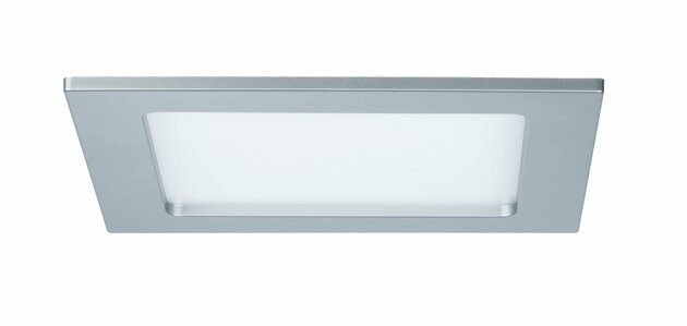 Paulmann Vestavný panel LED hranaté 12W 2700K Chrom mat IP44  920.80 P 92080