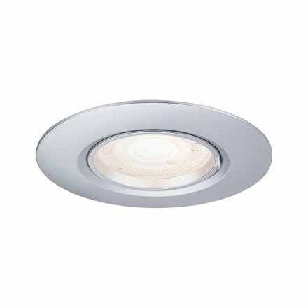 PAULMANN Vestavné svítidlo 3ks-sada nevýklopné kruhové 90mm GU10 max. 3x10W 230V matný chrom