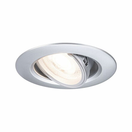 PAULMANN Vestavné svítidlo 10ks-sada výklopné kruhové 90mm 30° GU10 max. 10x10W 230V matný chrom