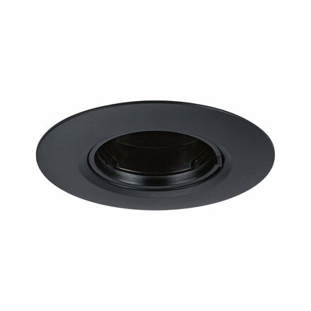 PAULMANN Vestavné svítidlo 10ks-sada nevýklopné kruhové 90mm GU10 max. 10x10W 230V černá