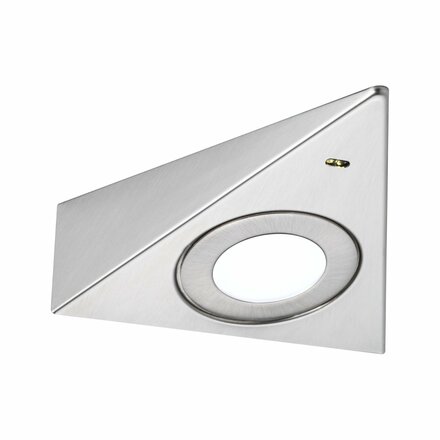 PAULMANN LED podskříňkové svítidlo Trias čidlo přiblížení 3ks sada 3x2,7W 135x132mm 230/12V kov kartáčovaný