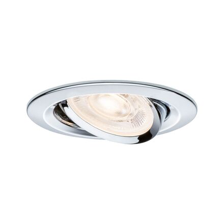 PAULMANN LED vestavné svítidlo Nova GU10 Flat výklopné 3x4,9W 230V 2700K chrom