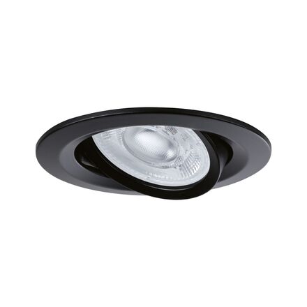 PAULMANN LED vestavné svítidlo Nova GU10 Flat výklopné 3x4,9W 230V 2700K černá mat