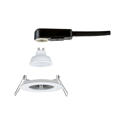 PAULMANN LED vestavné svítidlo Nova GU10 Flat nevýklopné IP44 4,9W 230V 2700K bílá mat