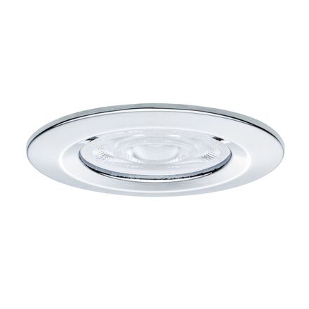 PAULMANN LED vestavné svítidlo Nova GU10 Flat nevýklopné IP44 3x4,9W 230V 2700K chrom