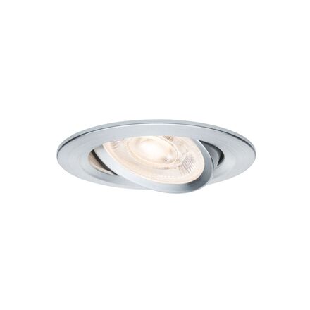 PAULMANN LED vestavné svítidlo 3-krokové-stmívatelné Nova GU10 Flat výklopné 3x4,9W 230V stmívatelné 2700K hliník broušený