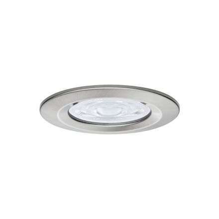 PAULMANN LED vestavné svítidlo 3-krokové-stmívatelné Nova GU10 Flat nevýklopné IP44 3x4,9W 230V stmívatelné 2700K kov kartáčovaný