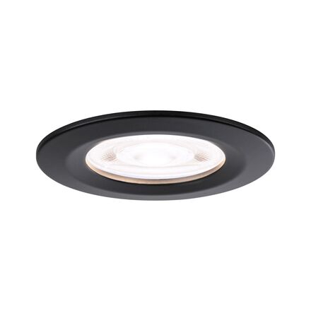 PAULMANN LED vestavné svítidlo Nova GU10 Flat nevýklopné IP44 3x4,9W 230V 4000K černá mat