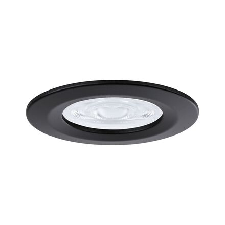 PAULMANN LED vestavné svítidlo Nova GU10 Flat nevýklopné IP44 3x4,9W 230V 4000K černá mat