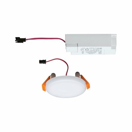 PAULMANN LED vestavné svítidlo Veluna VariFit IP44 kruhové 75 4,5W 3.000K satén 923.87