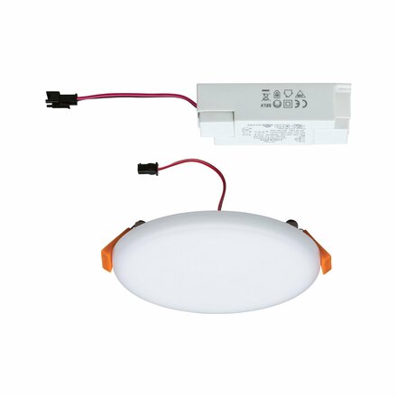 PAULMANN LED vestavné svítidlo Veluna VariFit IP44 kruhové 125 8,5W 4.000K satén 923.91