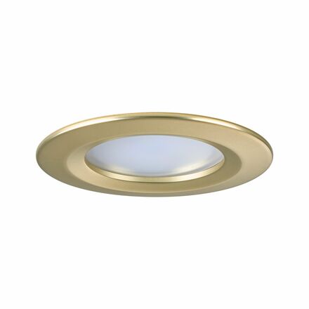 PAULMANN LED vestavné svítidlo 3-krokové-stmívatelné Nova Coin základní sada nevýklopné IP44 kruhové 74mm Coin 3x6W 230V stmívatelné 2700K zlatá mat