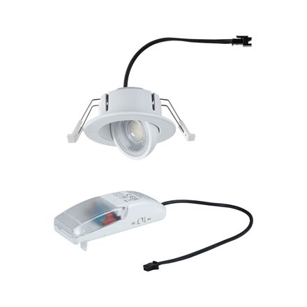 PAULMANN LED vestavné svítidlo Zina IP65 5W / 8W 230V stmívatelné 2700 - 4000K bílá mat