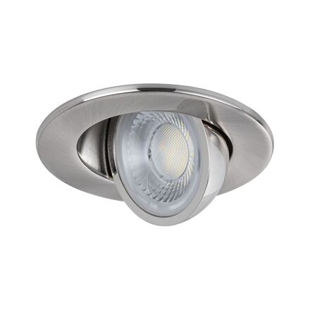 PAULMANN LED vestavné svítidlo Zina IP65 5W / 8W 230V stmívatelné 2700 - 4000K kov kartáčovaný