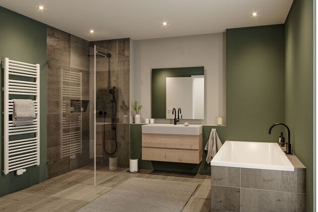 PAULMANN LED vestavné svítidlo Nova Plus GU10 Flat IP65 93mm 3x4,9W 230V stmívatelné 2700K zlatá mat