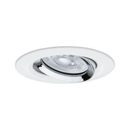 PAULMANN LED vestavné svítidlo Nova Plus GU10 Flat IP65 93mm 4,9W 230V stmívatelné 4000K bílá mat/chrom