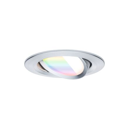 PAULMANN LED vestavné svítidlo Nova Coin kruhové 84mm 50° RGBW+ 3x6W 230V hliník broušený hliník