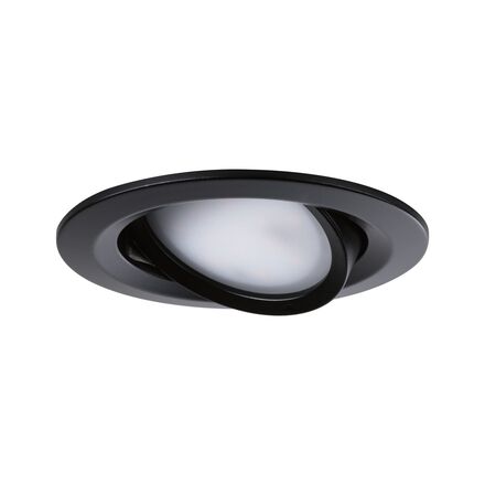 PAULMANN LED vestavné svítidlo Nova Coin kruhové 84mm 50° RGBW+ 3x6W 230V černá mat hliník