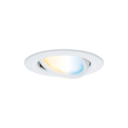 PAULMANN LED vestavné svítidlo Nova Coin kruhové 84mm 50° měnitelná bílá 3x6W 230V bílá mat hliník