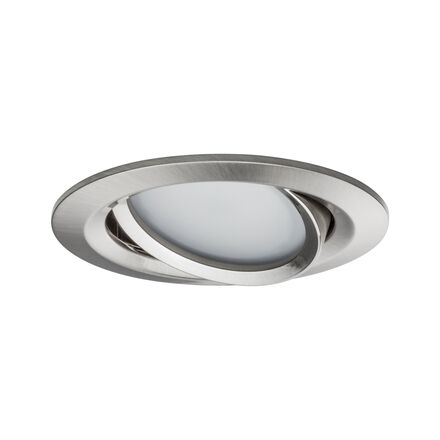 PAULMANN LED vestavné svítidlo Nova Coin kruhové 84mm 50° měnitelná bílá 3x6W 230V kov kartáčovaný hliník