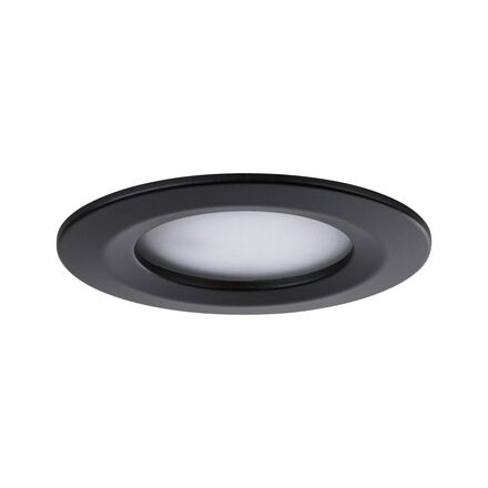 PAULMANN LED vestavné svítidlo Nova Coin IP44 kruhové 78mm měnitelná bílá 3x6W 230V černá mat hliník