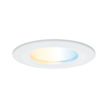 PAULMANN LED vestavné svítidlo Nova Coin IP44 kruhové 78mm měnitelná bílá 6W 230V bílá mat hliník