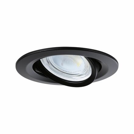 PAULMANN LED vestavné svítidlo Nova Coin 3ks sada kruhové 84mm 50° 3x2,8W 230V 4000K černá mat