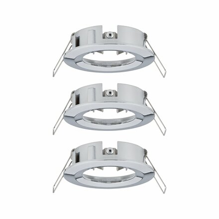 PAULMANN Vestavné svítidlo Choose sada 3ks spot nevýklopné max. 3x 10W chrom 230V 924.82