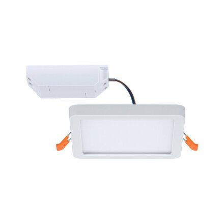 PAULMANN LED vestavné svítidlo Areo VariFit IP44 hranaté 118x118mm 6,5W 3.000K bílá 930.39