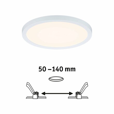 PAULMANN Smart Home Zigbee LED vestavné svítidlo Areo VariFit IP44 kruhové 175mm 13W bílá měnitelná bílá 930.43