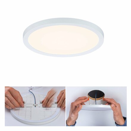 PAULMANN LED vestavné svítidlo Areo VariFit IP44 3-krokové-stmívatelné 175mm 13W 3.000K bílá 930.49