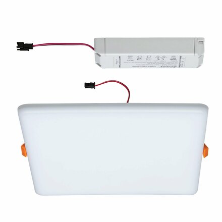 PAULMANN LED vestavné svítidlo Veluna VariFit IP44 3-krokové-stmívatelné hranaté 215x215mm 22W 4.000K satén 930.66