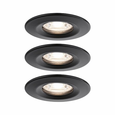 PAULMANN LED vestavné svítidlo Nova Mini Coin základní sada nevýklopné 66mm Coin 3x4W 230V 2700K