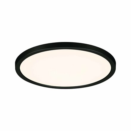PAULMANN VariFit LED vestavné svítidlo Dim to Warm Areo IP44 kruhové 230mm 3 Step Dim to warm černá stmívatelné