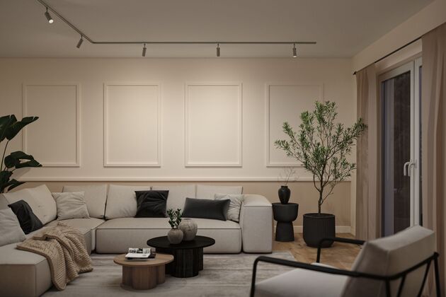 PAULMANN URail lištový spot Tubo 4W 2700 - 4000K 230V matný chrom