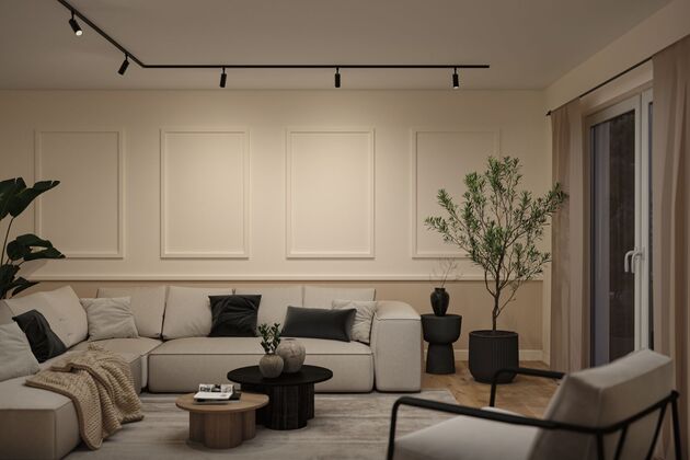 PAULMANN URail lištový spot Tubo 4W 2700 - 4000K 230V černá mat