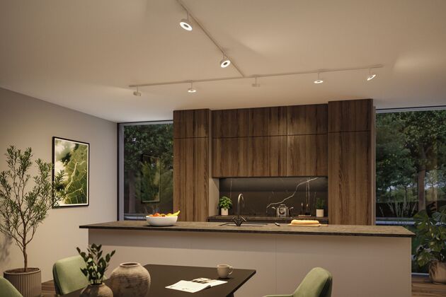 PAULMANN URail lištový spot Circle 5W 2700 - 4000K stmívatelné 230V bílá