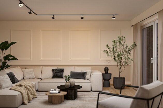 PAULMANN URail lištový spot Circle 5W 2700 - 4000K stmívatelné 230V černá mat