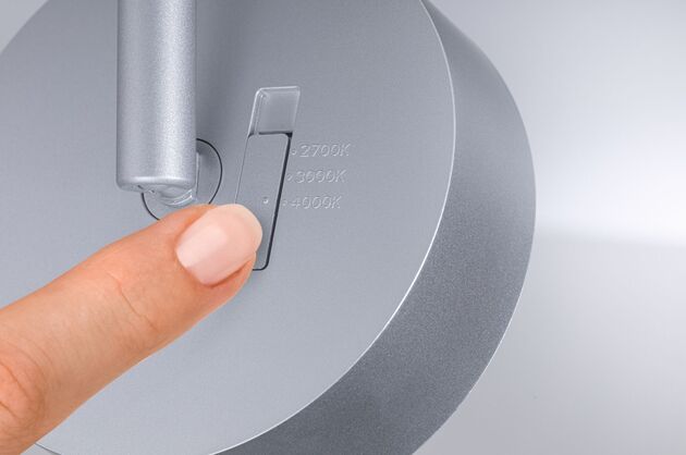 PAULMANN URail lištový spot 3-krokové-stmívatelné Circle 5W 2700 - 4000K stmívatelné 230V matný chrom