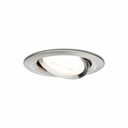 PAULMANN Vestavné svítidlo LED Nova kruhové 3x6,5W GU10 kov kartáčovaný výklopné 934.29 P 93429