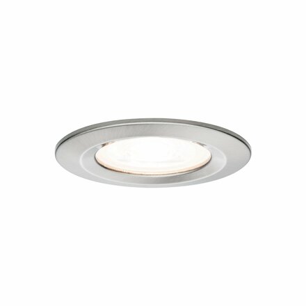 PAULMANN Vestavné svítidlo LED Nova kruhové 3x6,5W GU10 kov kartáčovaný nevýklopné 934.40 P 93440