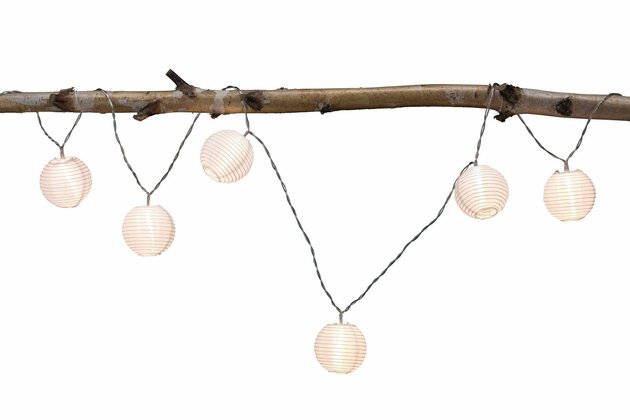 Paulmann Outdoor světelný řetěz Mobile Lampion IP44 7 lamp, na baterie 941.66 P 94166