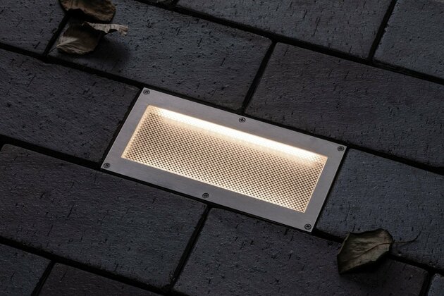 PAULMANN solární LED zemní svítidlo Aron 20x10 cm pohybové čidlo 942.39 P 94239