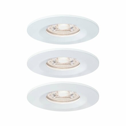 PAULMANN LED vestavné svítidlo Nova mini nevýklopné IP44 3x4W 2700K bílá mat 230V 942.99