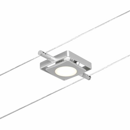 PAULMANN LED lankový systém MacLED základní sada 5x4,5W 3000K 230/12V matný chrom/chrom