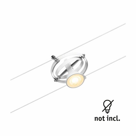 PAULMANN Lankový systém Cardan matný chrom bez zdroje světla max. 10W GU5,3 DC 60VA 944.39